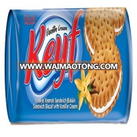 Keyf Sandwich Biscuit with Vanillin Cream 24 x 140g