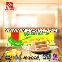 fruity Lemon Flavor wafer cream biscuits manufacturer 227g